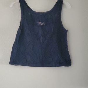 Navy blue top